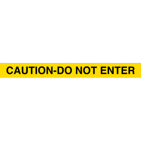 Queue Solutions ConePro 600, Yellow, 20' Yellow/Black CAUTION-DO NOT ENTER Belt CP600Y-YBC200